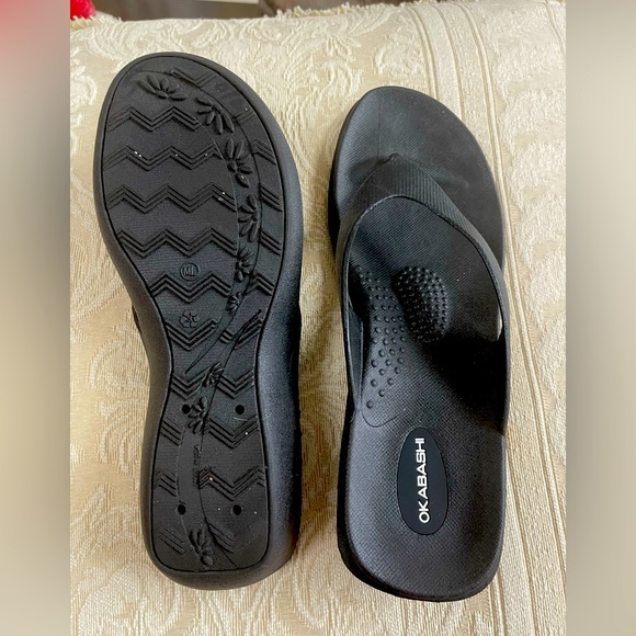 Okabashi Flip Flop Sandals Back - Picture 4 of 6